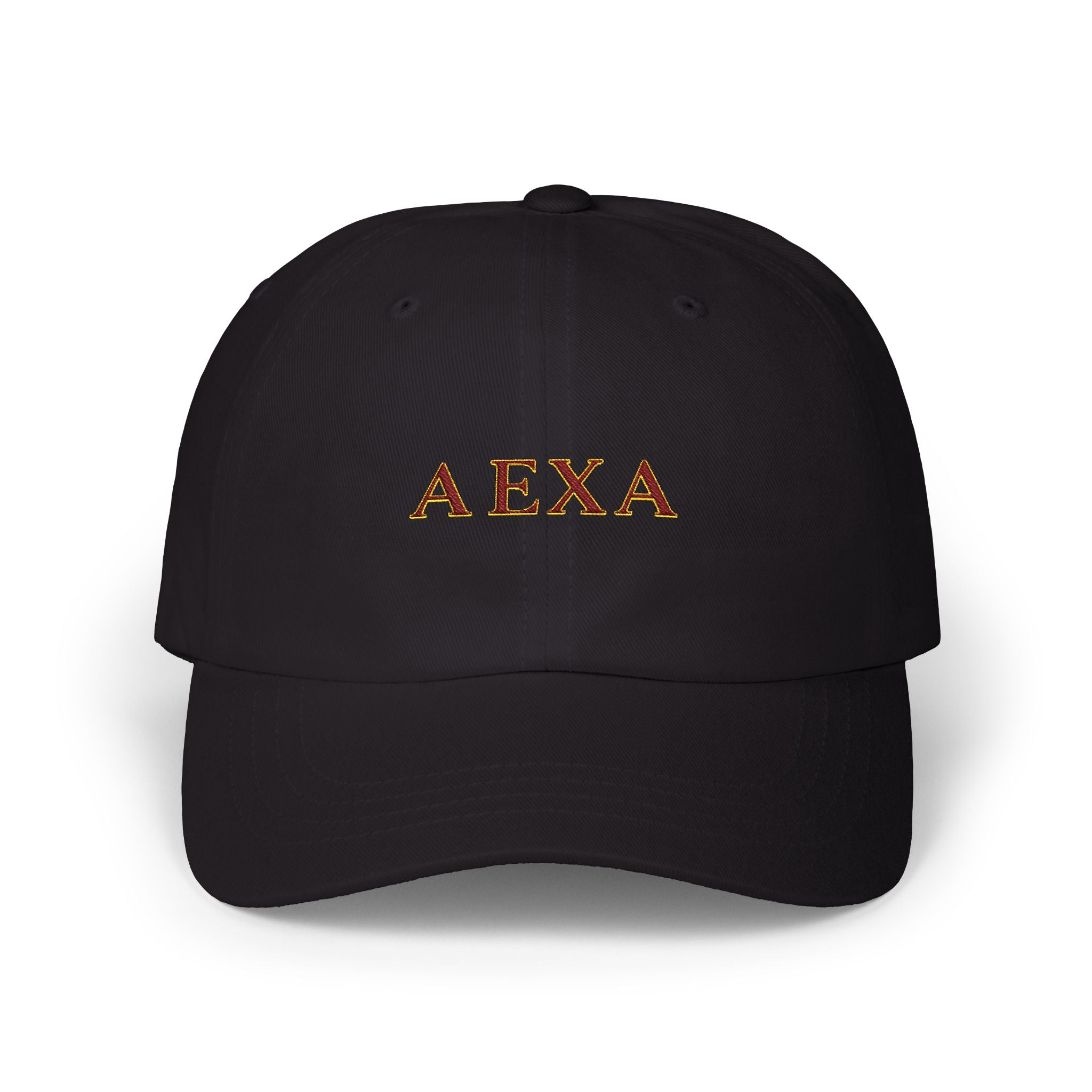 Embroidered 'AEXA' Classic Dad Cap — Minimal Monogram Baseball Hat